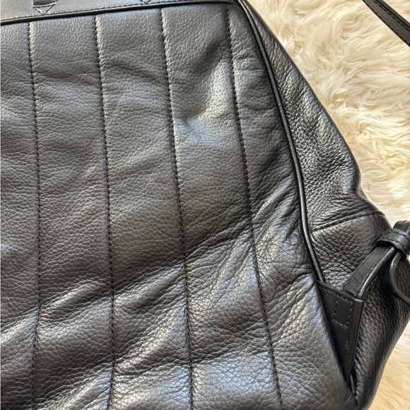 Michael Kors Black Pebbled Leather Backpack - Picture 9 of 16